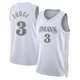 Alex Fudge ＃3 Men's Swingman 2024/25 Dallas Mavericks White City Edition Jersey