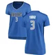 Alex Fudge ＃3 Women's Royal Dallas Mavericks Fast Break Jersey - Icon Edition