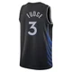 Alex Fudge ＃3 Youth Swingman 2025/26 Dallas Mavericks Black City Edition Jersey