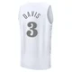 Anthony Davis ＃3 Men's 2024/25 Dallas Mavericks White Fast Break City Edition Jersey