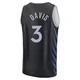 Anthony Davis ＃3 Men's 2025/26 Dallas Mavericks Fast Break Black City Edition Jersey