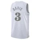 Anthony Davis ＃3 Men's Swingman 2024/25 Dallas Mavericks White City Edition Jersey