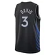 Anthony Davis ＃3 Men's Swingman 2025/26 Dallas Mavericks Black City Edition Jersey
