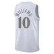 Brandon Williams ＃10 Men's Swingman 2024/25 Dallas Mavericks White City Edition Jersey