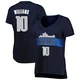 Brandon Williams ＃10 Women's Navy Dallas Mavericks Fast Break Jersey - Statement Edition