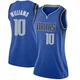 Brandon Williams ＃10 Women's Swingman Royal Dallas Mavericks Jersey - Icon Edition