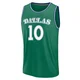 Brandon Williams ＃10 Youth 2025/26 Dallas Mavericks Fast Break Green Classic Edition Jersey