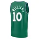 Brandon Williams ＃10 Youth 2025/26 Dallas Mavericks Fast Break Green Classic Edition Jersey