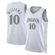 Brandon Williams ＃10 Youth Swingman 2024/25 Dallas Mavericks White City Edition Jersey