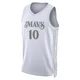 Brandon Williams ＃10 Youth Swingman 2024/25 Dallas Mavericks White City Edition Jersey