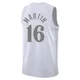 Caleb Martin ＃16 Men's Swingman 2024/25 Dallas Mavericks White City Edition Jersey