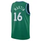 Caleb Martin ＃16 Men's Swingman 2025/26 Dallas Mavericks Green Classic Edition Jersey
