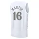 Caleb Martin ＃16 Youth 2024/25 Dallas Mavericks White Fast Break City Edition Jersey