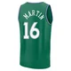 Caleb Martin ＃16 Youth 2025/26 Dallas Mavericks Fast Break Green Classic Edition Jersey