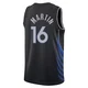 Caleb Martin ＃16 Youth Swingman 2025/26 Dallas Mavericks Black City Edition Jersey
