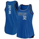Cooper Flagg ＃32 Women's Blue Dallas Mavericks Fast Break Movement Tank Jersey - Icon Edition