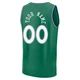 Custom ＃00 Men's 2025/26 Dallas Mavericks Fast Break Green Classic Edition Jersey