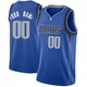 Custom ＃00 Men's Swingman Royal Dallas Mavericks Jersey - Icon Edition