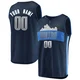 Custom ＃00 Youth Navy Dallas Mavericks Fast Break Jersey - Statement Edition