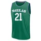 Daniel Gafford ＃21 Men's 2025/26 Dallas Mavericks Fast Break Green Classic Edition Jersey