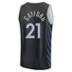 Daniel Gafford ＃21 Youth 2025/26 Dallas Mavericks Fast Break Black City Edition Jersey