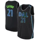 Daniel Gafford ＃21 Youth Swingman Black Dallas Mavericks Jersey - City Edition