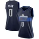 Dante Exum ＃0 Women's Swingman Navy Dallas Mavericks Jersey - Statement Edition