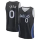 Dante Exum ＃0 Youth 2025/26 Dallas Mavericks Fast Break Black City Edition Jersey