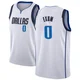 Dante Exum ＃0 Youth Swingman White Dallas Mavericks Jersey - Association Edition