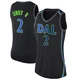 Dereck Lively II ＃2 Women's Swingman Black Dallas Mavericks Jersey - City Edition