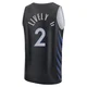 Dereck Lively II ＃2 Youth 2025/26 Dallas Mavericks Fast Break Black City Edition Jersey
