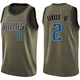 Dereck Lively II ＃2 Youth Swingman Green Dallas Mavericks Salute to Service Jersey