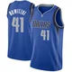 Dirk Nowitzki ＃41 Men's Swingman Royal Dallas Mavericks Jersey - Icon Edition