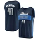Dirk Nowitzki ＃41 Youth Navy Dallas Mavericks Fast Break Jersey - Statement Edition