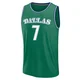 Dwight Powell ＃7 Men's 2025/26 Dallas Mavericks Fast Break Green Classic Edition Jersey