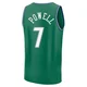 Dwight Powell ＃7 Men's 2025/26 Dallas Mavericks Fast Break Green Classic Edition Jersey