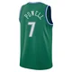 Dwight Powell ＃7 Men's Swingman 2025/26 Dallas Mavericks Green Classic Edition Jersey