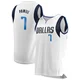 Dwight Powell ＃7 Men's White Dallas Mavericks Fast Break Jersey - Association Edition