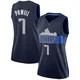Dwight Powell ＃7 Women's Swingman Navy Dallas Mavericks Jersey - Statement Edition