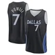 Dwight Powell ＃7 Youth 2025/26 Dallas Mavericks Fast Break Black City Edition Jersey