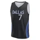 Dwight Powell ＃7 Youth 2025/26 Dallas Mavericks Fast Break Black City Edition Jersey