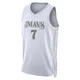 Dwight Powell ＃7 Youth Swingman 2024/25 Dallas Mavericks White City Edition Jersey