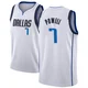 Dwight Powell ＃7 Youth Swingman White Dallas Mavericks Jersey - Association Edition
