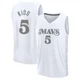 Jason Kidd ＃5 Men's 2024/25 Dallas Mavericks White Fast Break City Edition Jersey