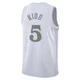 Jason Kidd ＃5 Men's Swingman 2024/25 Dallas Mavericks White City Edition Jersey