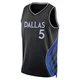 Jason Kidd ＃5 Men's Swingman 2025/26 Dallas Mavericks Black City Edition Jersey