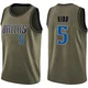 Jason Kidd ＃5 Men's Swingman Green Dallas Mavericks Salute to Service Jersey