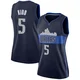 Jason Kidd ＃5 Women's Swingman Navy Dallas Mavericks Jersey - Statement Edition