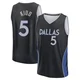 Jason Kidd ＃5 Youth 2025/26 Dallas Mavericks Fast Break Black City Edition Jersey