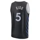 Jason Kidd ＃5 Youth 2025/26 Dallas Mavericks Fast Break Black City Edition Jersey